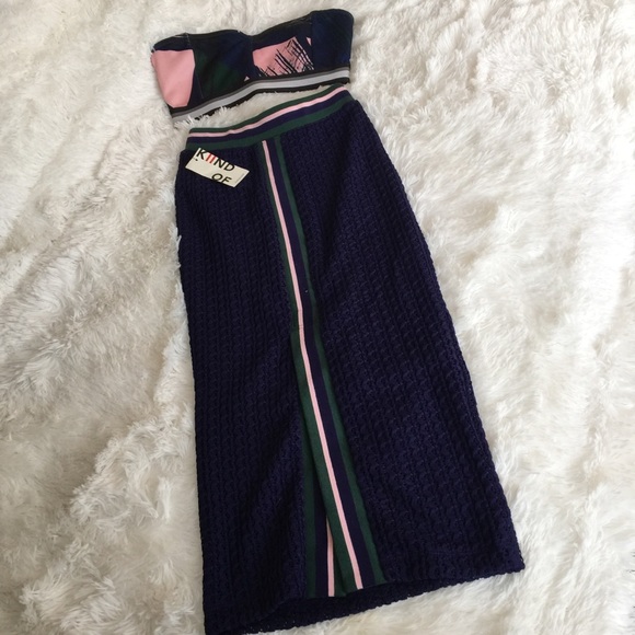 Dresses & Skirts - SOLD THREE piece new skirt top set XS